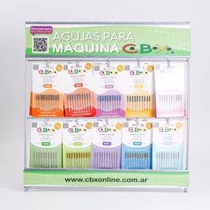 EXPOSITOR DE AGUJAS CBX 25 BLISTER X MODELO