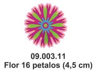 APLICACION FLOR SOL 4,5 X 5 CM A.09.003.11 X 6 U.