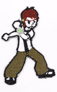 APLICACION BORDADA P/PEGAR BEN 10 X3U.