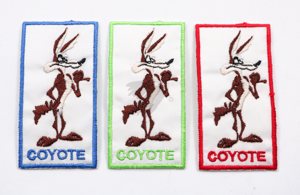 APLICACION BORDADA P/PEGAR COYOTE X3U.