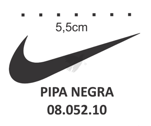 APLICACION PIPA LOGO NEGRO A.08.052.10 X 6  U.