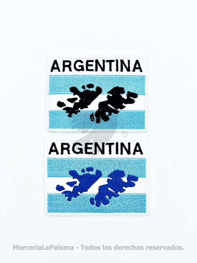 APLICACION BORDADA MALVINAS A.694 6X8CM X3 U.