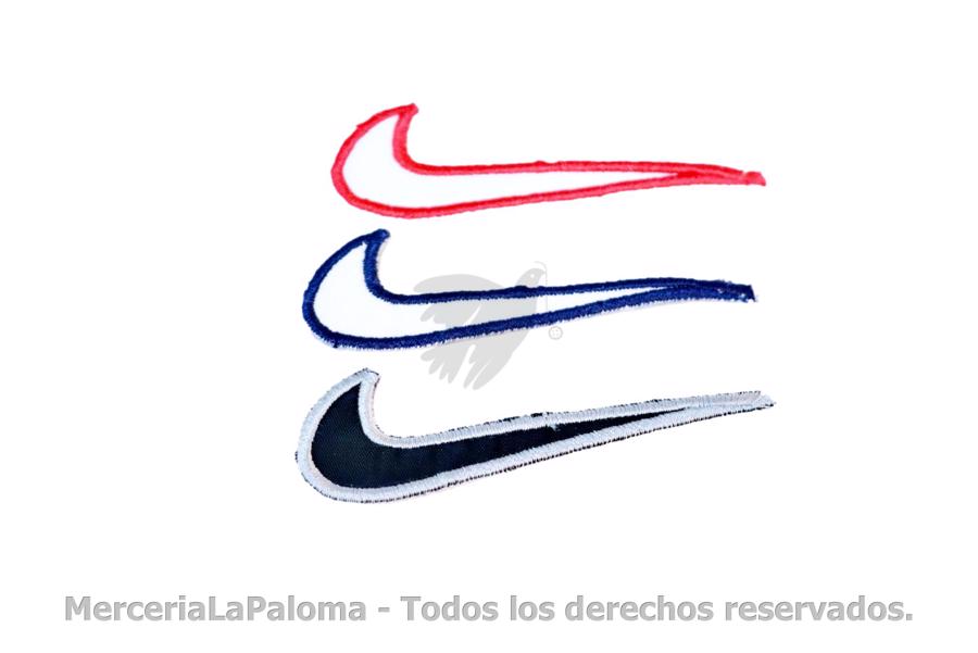 Nike Swoosh Logo Embroidered Iron On Patch (5.5cm X 4.5cm)