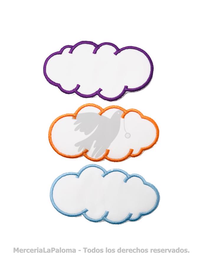 APLICACION BORDADA NUBE A.443 8X4CM X6
