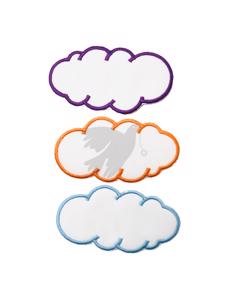 APLICACION BORDADA NUBE A.443 8X4CM X6