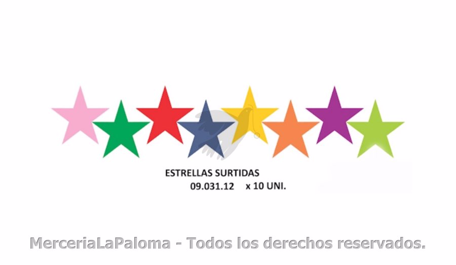 APLICACION SURTIDO ESTRELLAS A.09.031.12 X10 U.