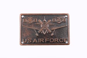 CHAPON ETIQUETA US AIR FORCE 45X70MM X12 U.