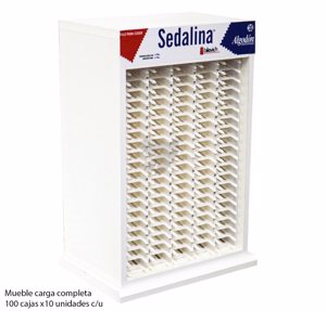 EXHIBIDOR SEDALINA X100 COLORES COMPLETO