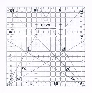 REGLAS PATCHWORK A.1616 CBX 16 X 16 POR 1 BLISTER