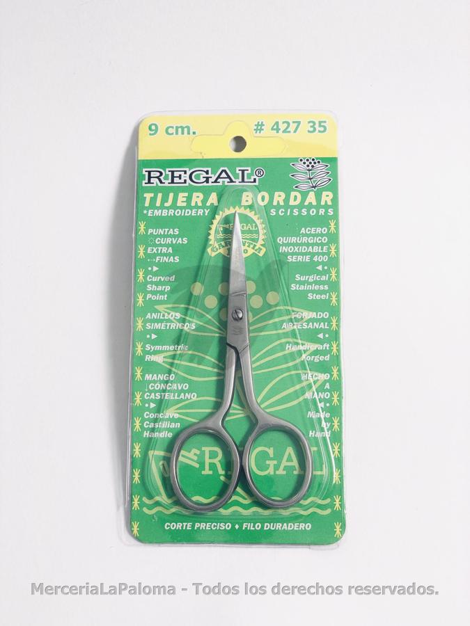TIJERA REGAL BORDAR CURVA 9CM 427.35 X1